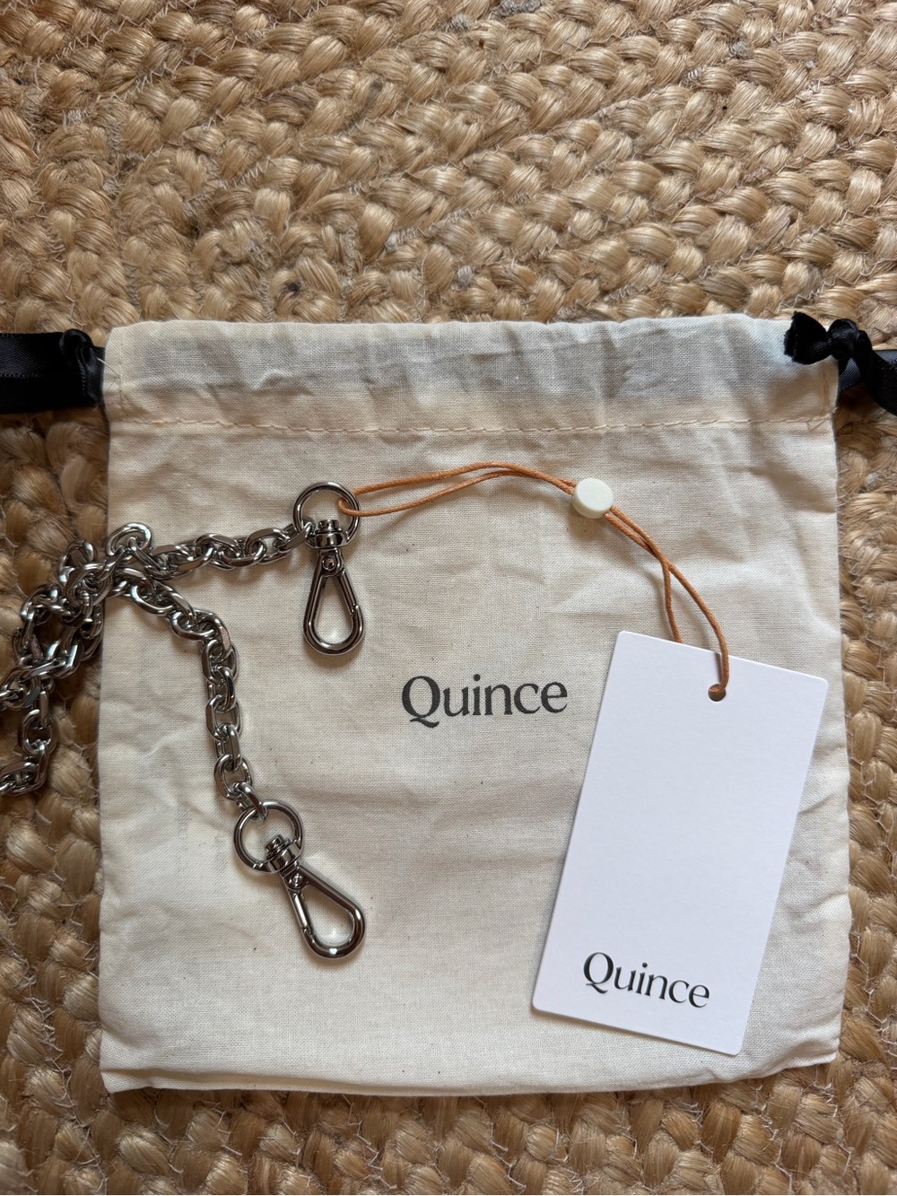 Quince Silver Chain Crossbody Strap - Picture 7 of 7